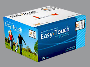 EASY TOUCH INSULIN SYR 0.3 ML