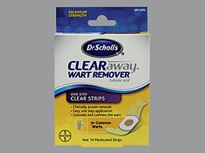 DR SCHOLL'S CLEAR AWAY STRIPS