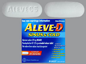 ALEVE-D SINUS AND COLD CAPLET