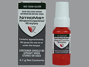 NITROMIST 400 MCG SPRAY