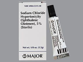SODIUM CHLORIDE 5% EYE OINT
