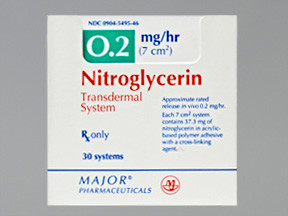 NITROGLYCERIN 0.2 MG/HR PATCH