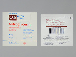 NITROGLYCERIN 0.6 MG/HR PATCH