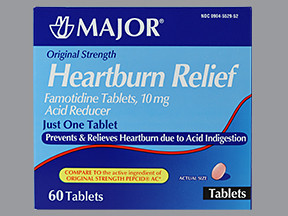 HEARTBURN RELIEF 10 MG TABLET
