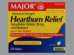 HEARTBURN RELIEF 20 MG TABLET