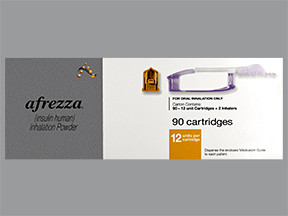 AFREZZA 12 UNIT CARTRIDGE