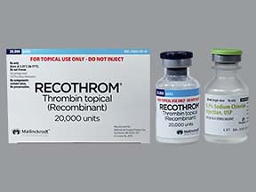 RECOTHROM 20,000 UNIT VIAL