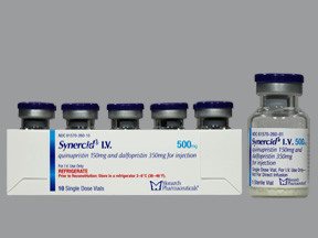 SYNERCID 500 MG VIAL