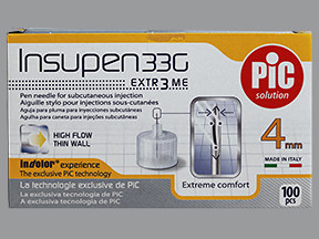 INSUPEN PEN NEEDLE 33GX4MM