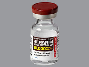 HEPARIN SODIUM 10,000 UNIT/ML VIAL