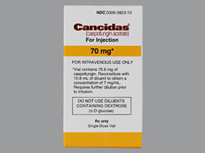 CANCIDAS IV 70 MG VIAL