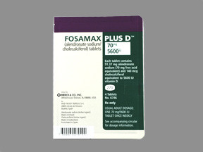 FOSAMAX PLUS D 70 MG-5,600 UNITS