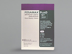 FOSAMAX PLUS D 70 MG-2,800 UNITS