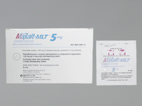 MAXALT MLT 5 MG TABLET