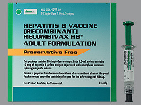 RECOMBIVAX HB 10 MCG/ML SYR