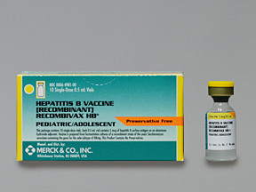 RECOMBIVAX HB 5 MCG/0.5 ML VL