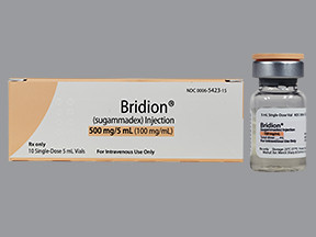 BRIDION 500 MG/5 ML VIAL