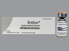 BRIDION 200 MG/2 ML VIAL