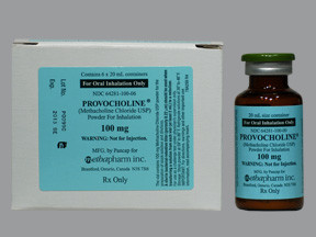 PROVOCHOLINE 100 MG VIAL