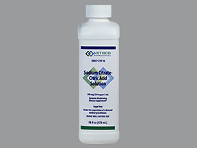SOD CITRATE-CITRIC ACID SOLN