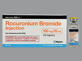 ROCURONIUM 100 MG/10 ML VIAL