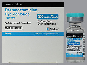 DEXMEDETOMIDINE 200 MCG/2 ML