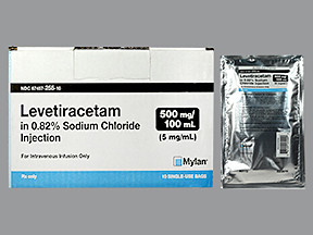 LEVETIRACETAM-NACL 500 MG/100