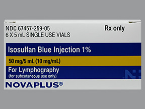 ISOSULFAN BLUE 1% VIAL