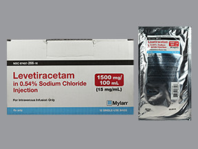 LEVETIRACETAM-SODIUM CHLORIDE 1,500 MG/100 ML