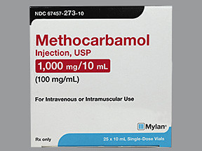 METHOCARBAMOL 1,000 MG/10 ML