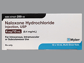 NALOXONE 4 MG/10 ML VIAL