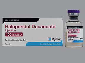 HALOPERIDOL DEC 100 MG/ML VIAL