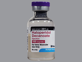 HALOPERIDOL DEC 100 MG/ML VIAL