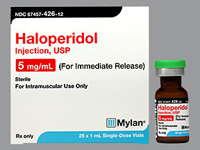 HALOPERIDOL LAC 5 MG/ML VIAL