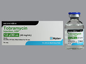 TOBRAMYCIN 1.2 GRAM/30 ML VIAL