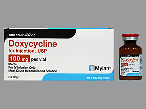 DOXYCYCLINE HYC 100 MG VIAL