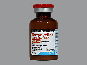 DOXYCYCLINE HYC 100 MG VIAL