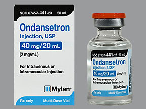 ONDANSETRON 40 MG/20 ML VIAL