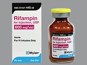 RIFAMPIN IV 600 MG VIAL