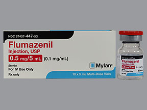 FLUMAZENIL 0.5 MG/5 ML VIAL