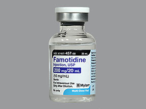 FAMOTIDINE 200 MG/20 ML VIAL