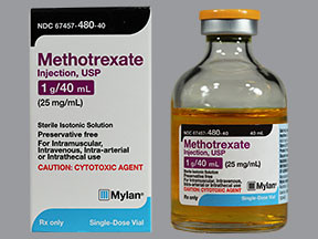 METHOTREXATE 1 GRAM/40 ML VIAL