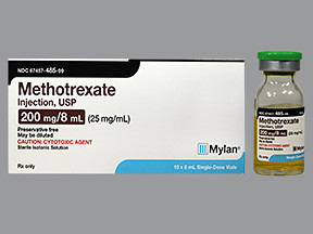 METHOTREXATE 200 MG/8 ML VIAL