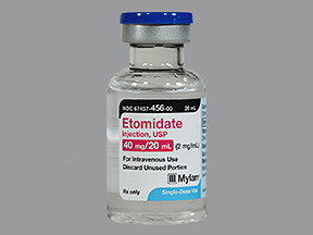 ETOMIDATE 40 MG/20 ML VIAL