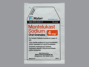 MONTELUKAST SOD 4 MG GRANULES