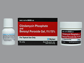 CLINDAMYCIN-BENZOYL PEROX 1-5%