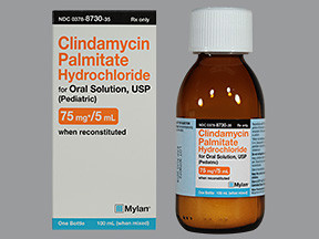 CLINDAMYCIN PEDIATR 75 MG/5 ML