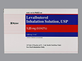 LEVALBUTEROL 1.25 MG/3 ML SOL