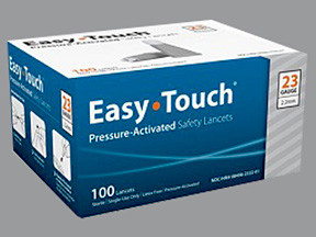 EASY TOUCH SAFETY 23G LANCETS