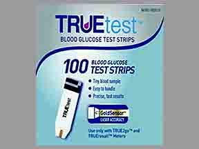 TRUETEST GLUCOSE TEST STRIPS